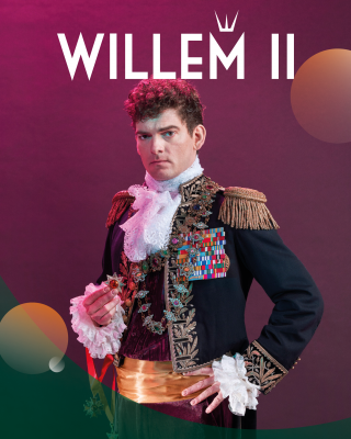 Met Griffioenkorting naar muzikale koningskomedie "Willem II"!