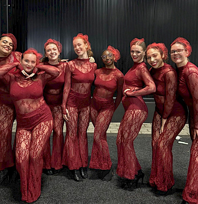 High Heels dance group of the Huzlers Collective European champions!