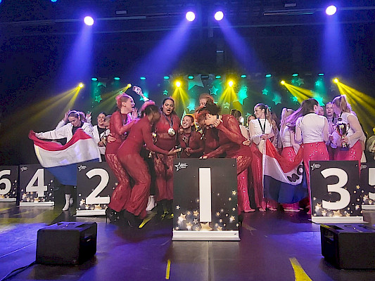 High Heels dance group of the Huzlers Collective European champions!