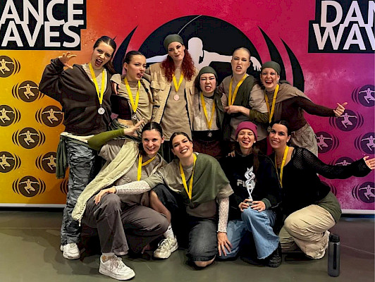 High Heels dance group of the Huzlers Collective European champions!